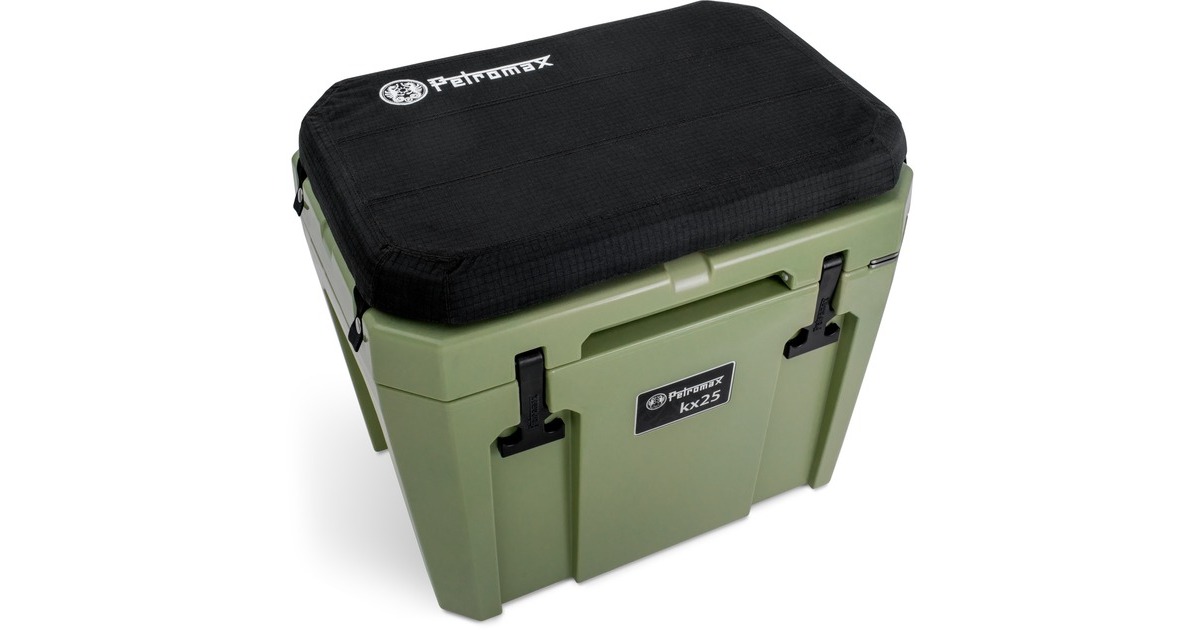 Petromax Sitzkissen für Kühlbox kx25, Camping-Kissen(schwarz)