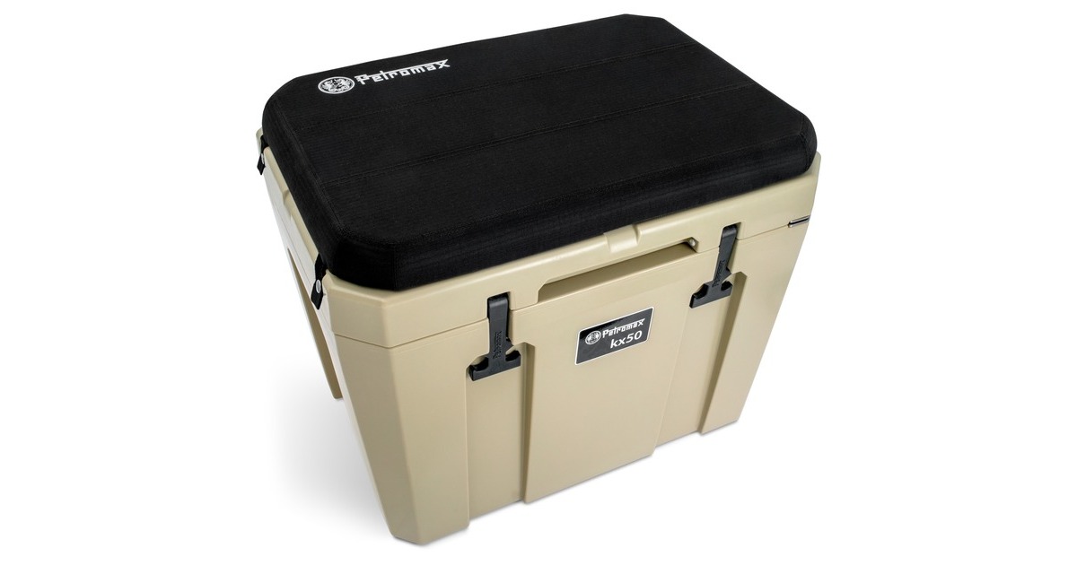 Petromax Sitzkissen für Kühlbox kx50, Camping-Kissen(schwarz)