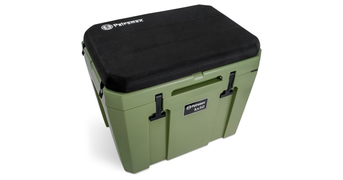 Petromax Sitzkissen für Kühlbox kx50, Camping-Kissen(schwarz)