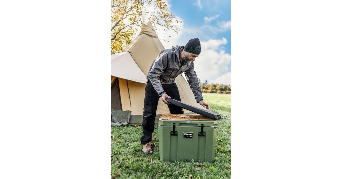 Petromax Sitzkissen für Kühlbox kx50, Camping-Kissen(schwarz)