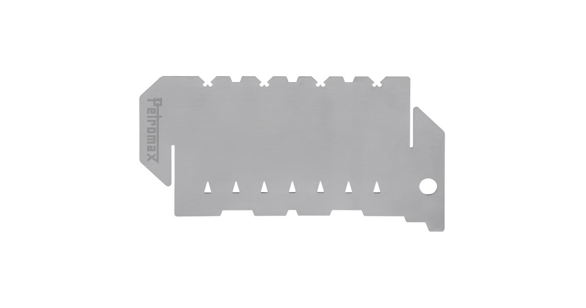 Petromax Steck-Windschutz für Feuerstellen, Blech(edelstahl, 9 Segmente)