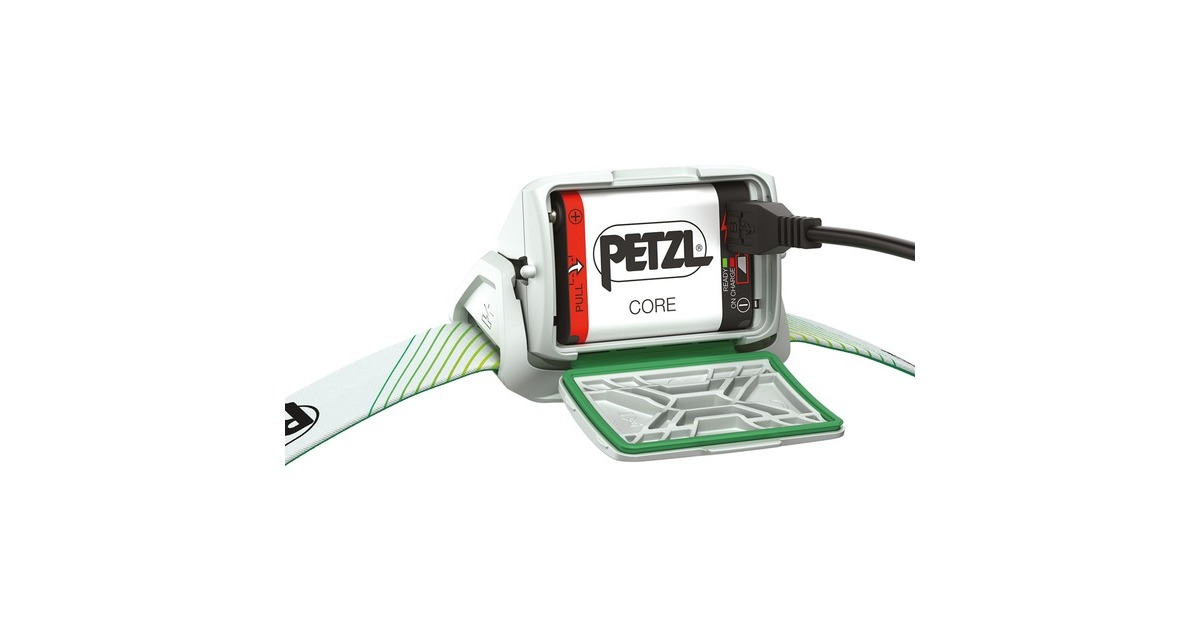 Petzl ACTIK CORE, LED-Leuchte(grün, mit CORE-Akku)