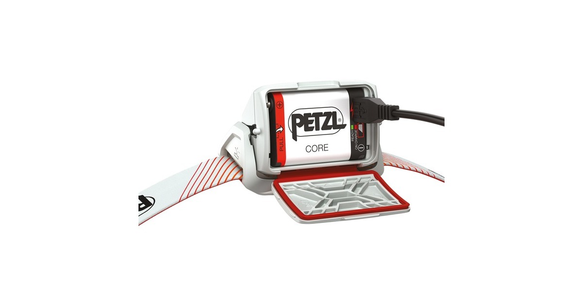Petzl ACTIK CORE, LED-Leuchte(rot, mit CORE-Akku)