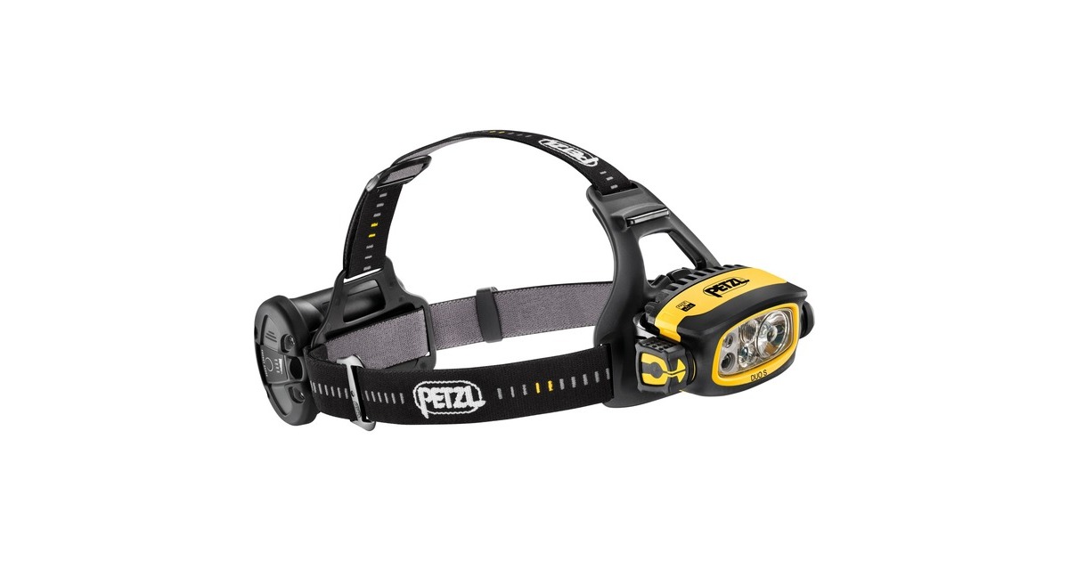 Petzl DUO S, LED-Leuchte(schwarz/gelb)