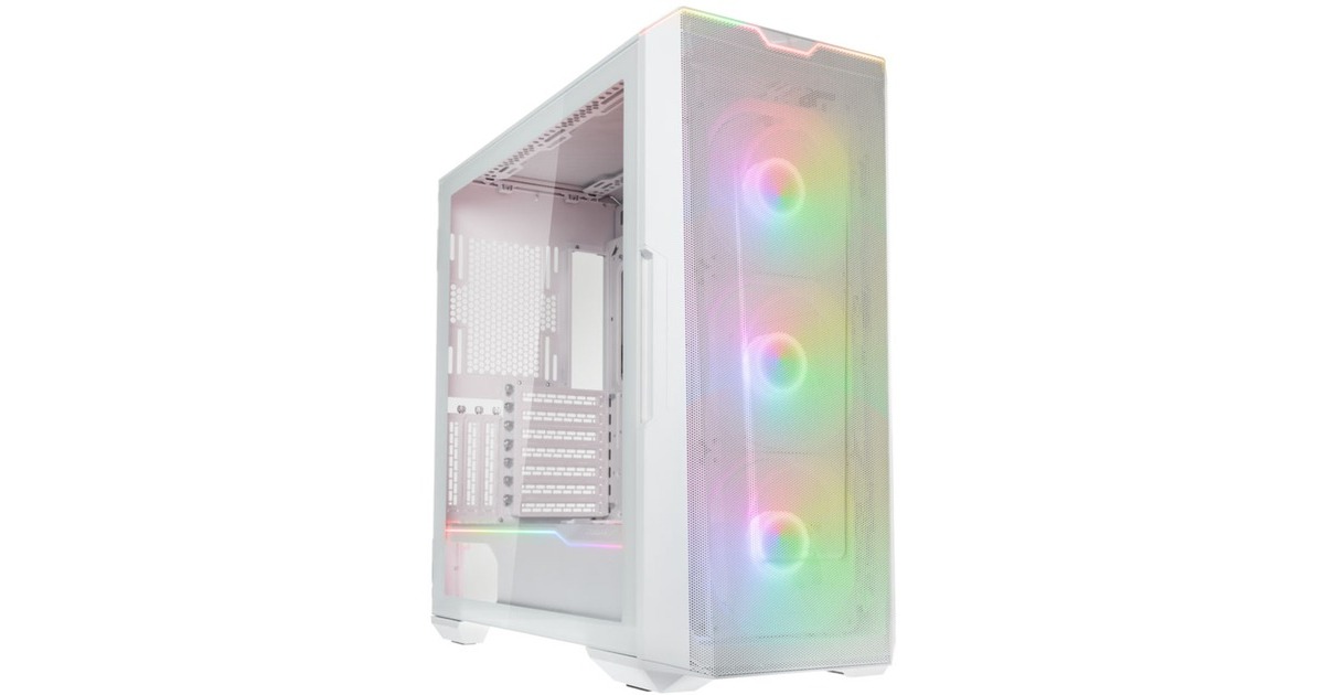 Phanteks Eclipse G500A , Tower-Gehäuse(weiß, Tempered Glass)
