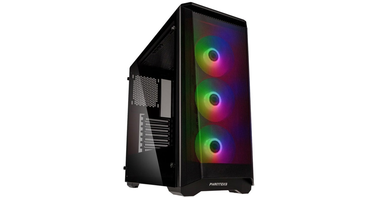 Phanteks Eclipse P400A , Tower-Gehäuse(schwarz, Tempered Glass)