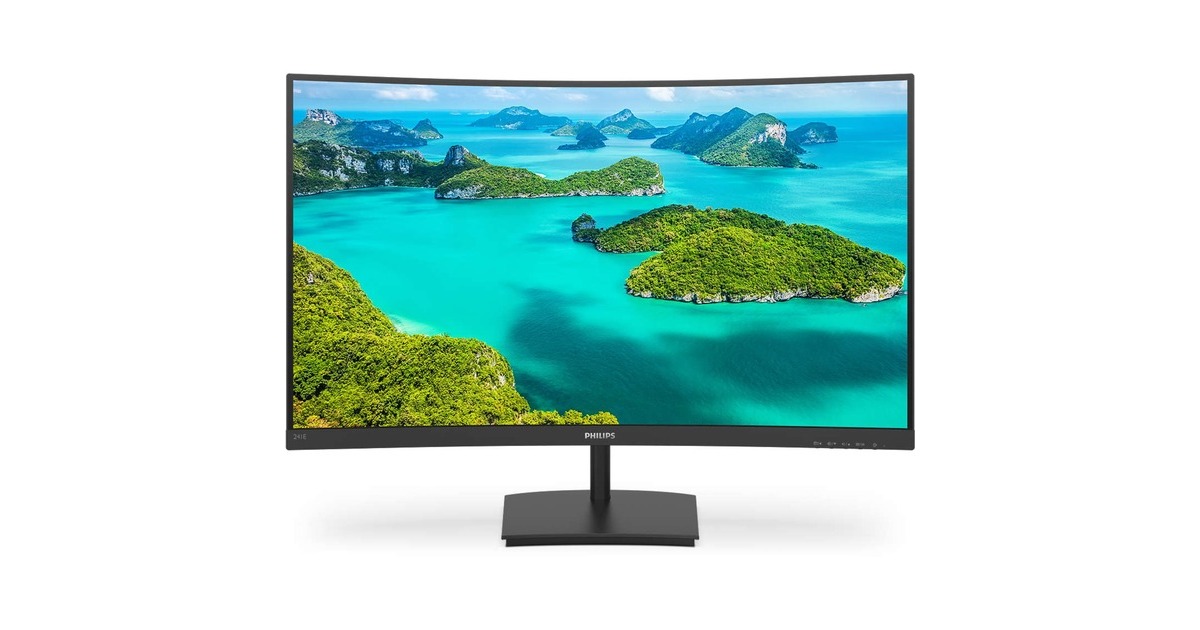 Philips 241E1SCA/00, Gaming-Monitor(59.9 cm (23.6 Zoll), schwarz, FullHD, VA, 75 Hz, AMD Free-Sync) Philips 241E1SCA/00, Gaming-Monitor(59.9 cm (23.6 Zoll), schwarz, FullHD, VA, 75 Hz, AMD Free-Sync)