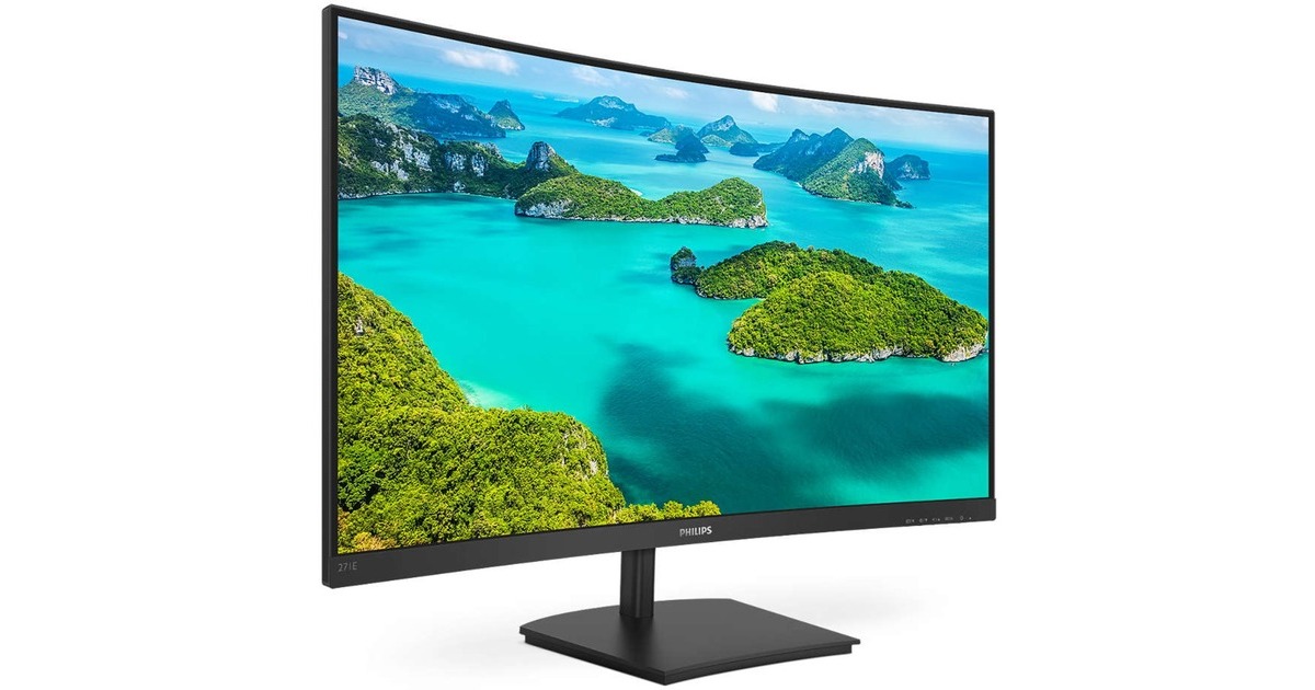 Philips 271E1SCA/00, Gaming-Monitor(68.6 cm (27 Zoll), schwarz, FullHD, VA, Curved, 75 Hz, AMD Free-Sync) Philips 271E1SCA/00, Gaming-Monitor(68.6 cm (27 Zoll), schwarz, FullHD, VA, Curved, 75 Hz, AMD Free-Sync)