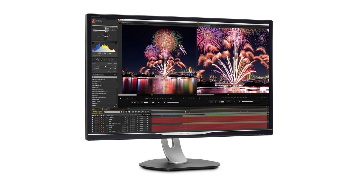 Philips 328P6AUBREB, LED-Monitor(80 cm (32 Zoll), schwarz/silber, QHD, IPS, HDMI, VGA, DisplayPort, USB-C) Philips 328P6AUBREB, LED-Monitor(80 cm (32 Zoll), schwarz/silber, QHD, IPS, HDMI, VGA, DisplayPort, USB-C)