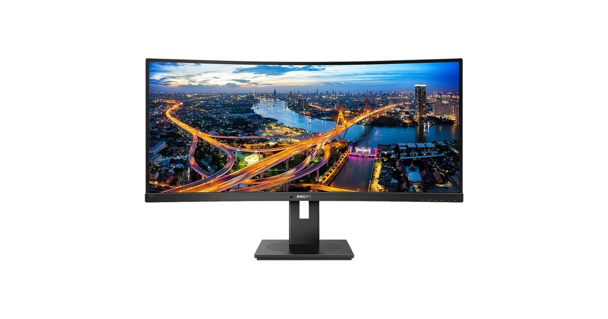 Philips 345B1C/00, LED-Monitor(86.36 cm (34 Zoll), schwarz, WQHD, VA, Curved, HDMI, Lautsprecher, 100Hz Panel)