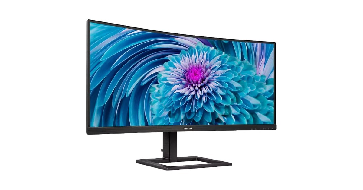 Philips 346E2CUAE/00, LED-Monitor(86 cm (34 Zoll), schwarz, WQHD, VA,AMD Free-Sync, 100Hz Panel)