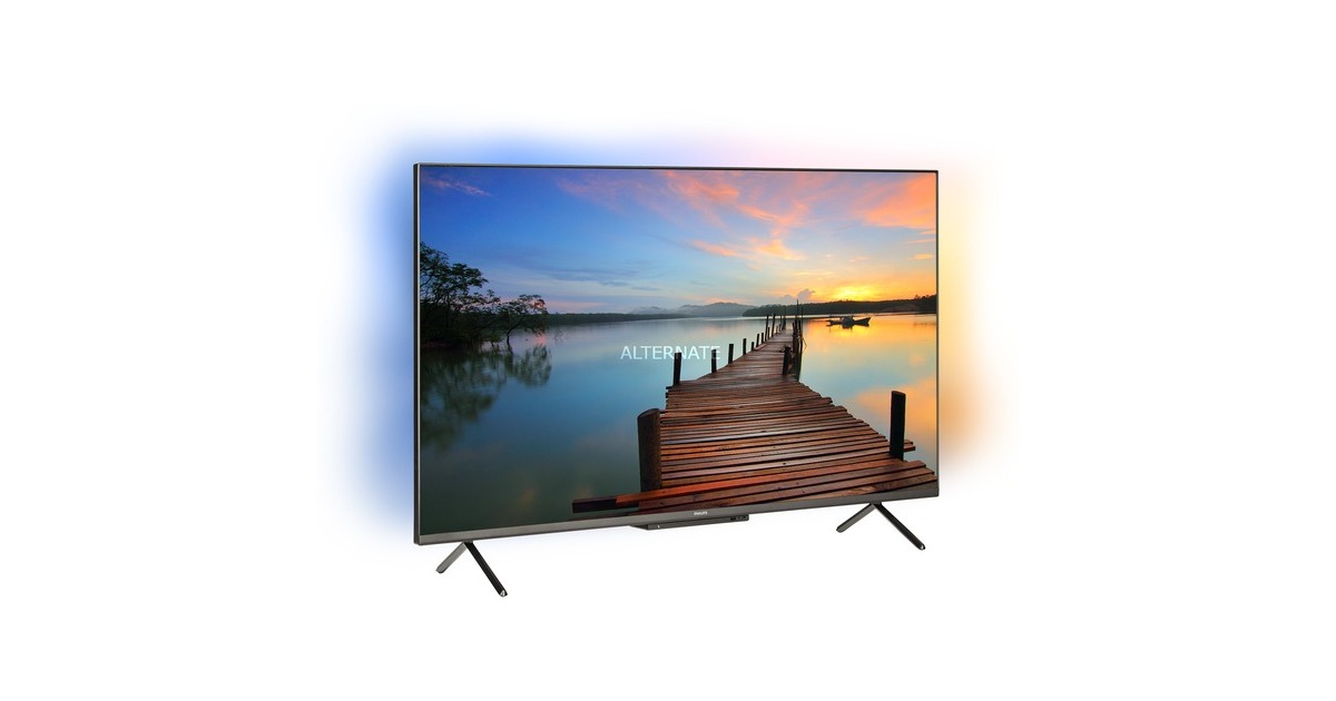 Philips 43PUS8118/12, LED-Fernseher(108 cm (43 Zoll), hellsilber, UltraHD/4K, WLAN, Ambilight, Dolby Vision)