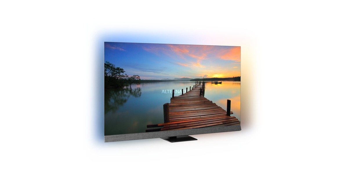 Philips 48OLED907/12, OLED-Fernseher(121 cm (48 Zoll), anthrazit, UltraHD/4K, HDR, Dolby Atmos, 120Hz Panel)