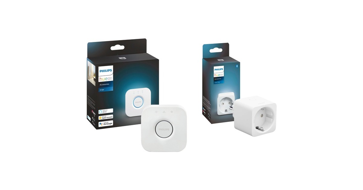 Philips Hue Bundle Plug + Bridge, Set(weiß)
