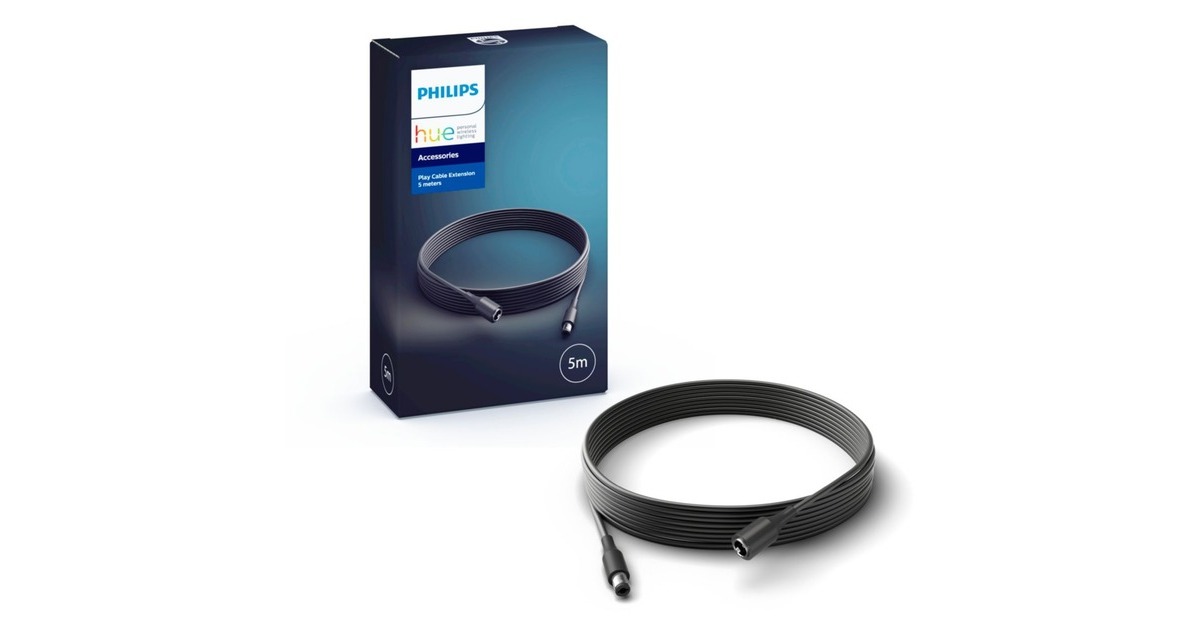 Philips Hue Hue Play-Verlängerungskabel, 5 Meter(schwarz)