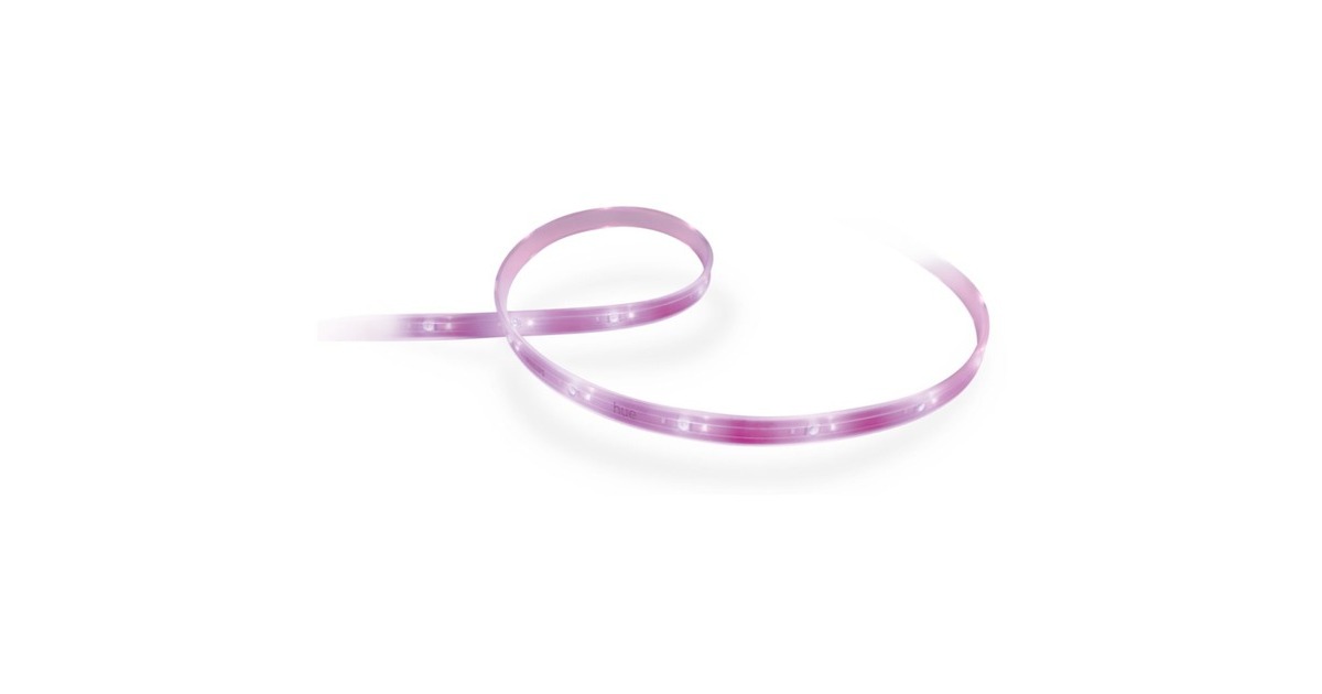 Philips Hue Lightstrip Plus Basis-Set V4, LED-Streifen(weiß, 2 Meter)