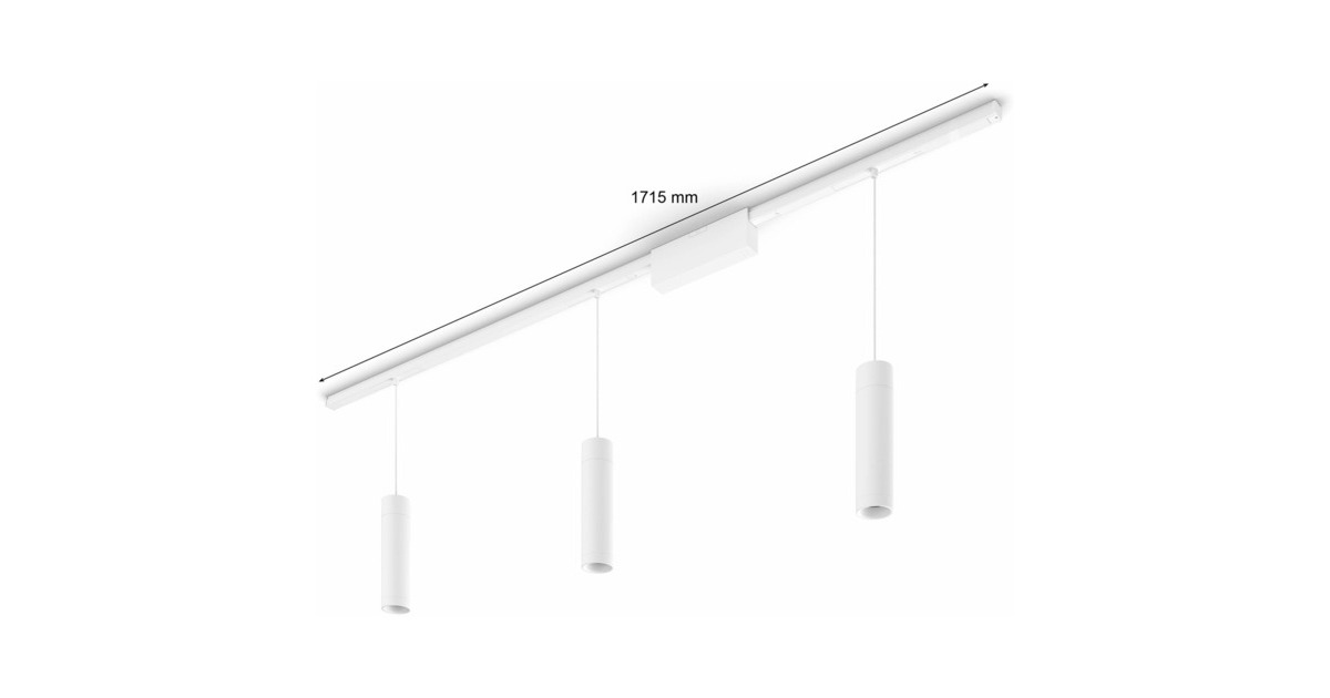 Philips Hue Perifo Basis-Set für die Decke (3 Pendelleuchten)(weiß)