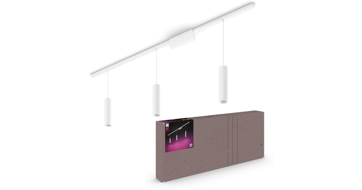 Philips Hue Perifo Basis-Set für die Decke (3 Pendelleuchten)(weiß)