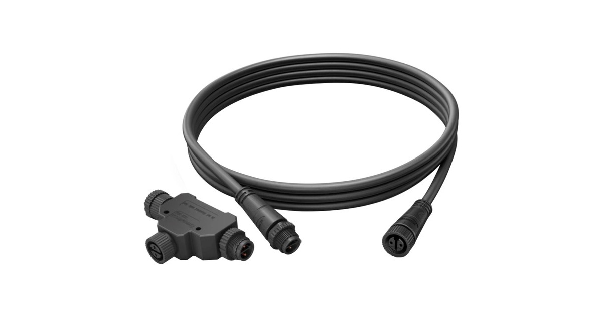 Philips Hue Verlängerungskabel Outdoor(schwarz, 2,5 Meter)
