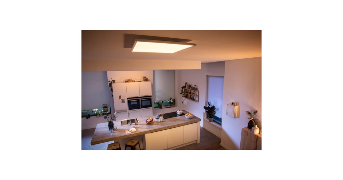 Philips Hue White Ambiance Aurelle Panelleuchte, LED-Leuchte(weiß)