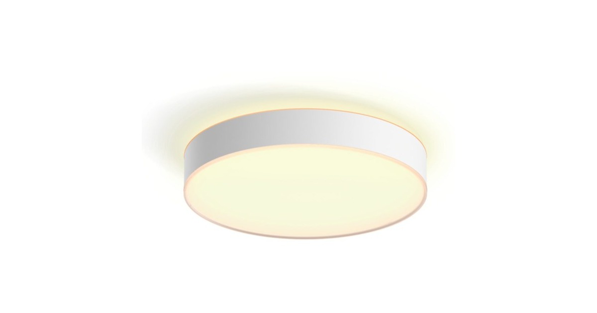 Philips Hue White Ambiance Devere Deckenleuchte, LED-Leuchte(weiß)
