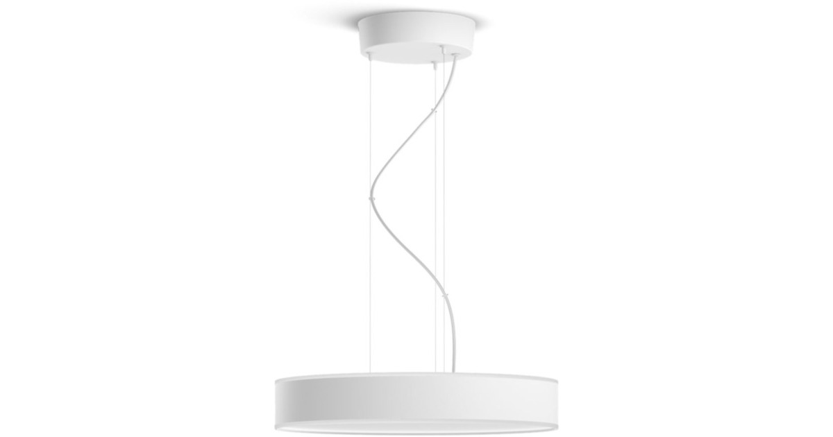 Philips Hue White Ambiance Enrave Pendelleuchte, LED-Leuchte(weiß)