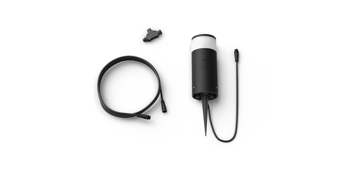 Philips Hue White & Color Ambiance Calla Sockelleuchte, LED-Leuchte(schwarz, Erweiterung)