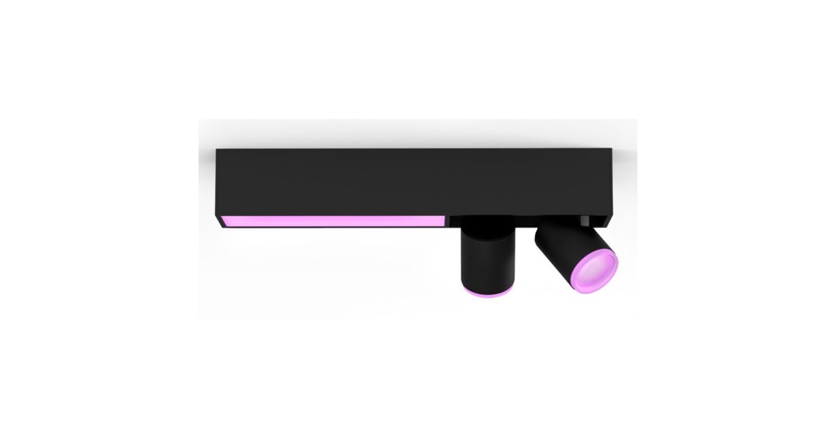 Philips Hue White & Color Ambiance Centris 2er-Deckenspot, LED-Leuchte(schwarz)