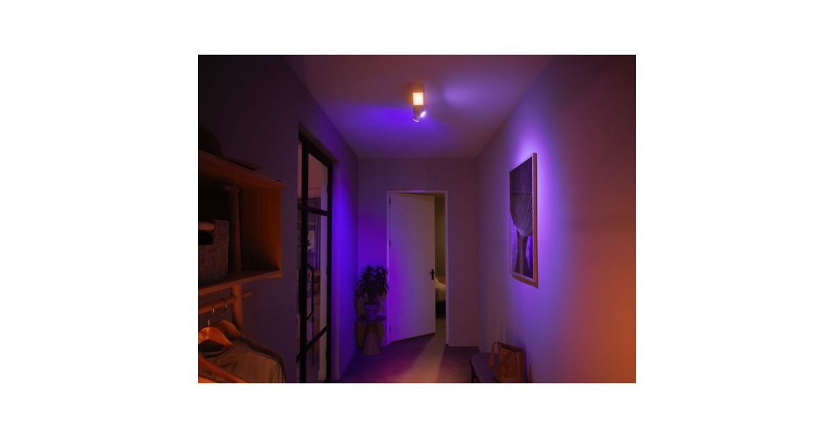 Philips Hue White & Color Ambiance Centris 2er-Deckenspot, LED-Leuchte(weiß)