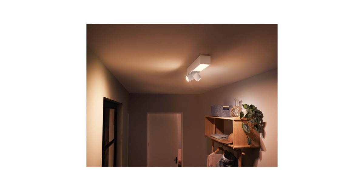 Philips Hue White & Color Ambiance Centris 2er-Deckenspot, LED-Leuchte(weiß)