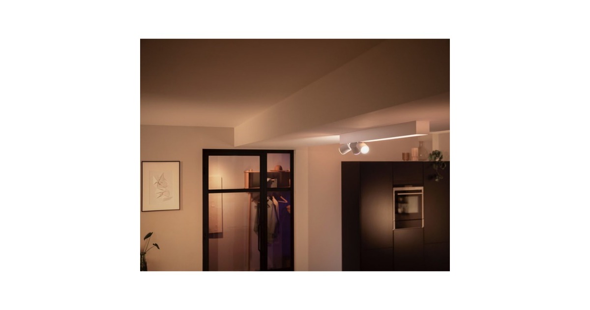 Philips Hue White & Color Ambiance Centris 3er-Deckenspot, LED-Leuchte(weiß)