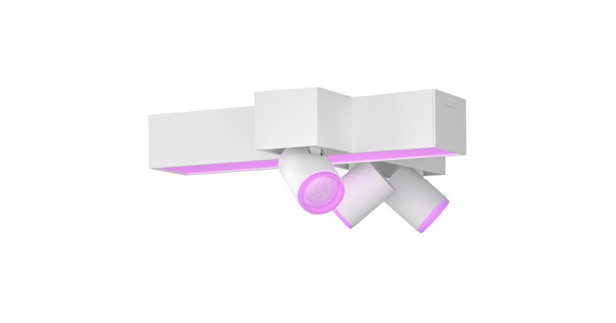 Philips Hue White & Color Ambiance Centris 3er-Deckenspot mit CrossDesign, LED-Leuchte(weiß)