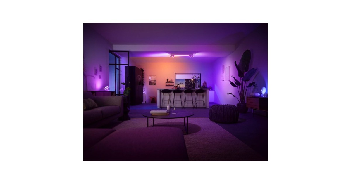 Philips Hue White & Color Ambiance Centris 4er-Deckenspot, LED-Leuchte(weiß)