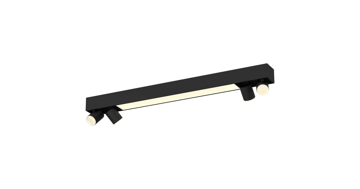 Philips Hue White & Color Ambiance Centris 4er-Deckenspot, LED-Leuchte(schwarz)