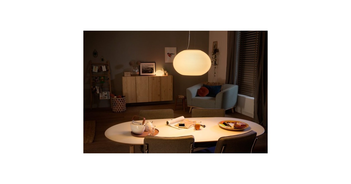 Philips Hue White & Color Ambiance Flourish Pendelleuchte, LED-Leuchte(weiß)