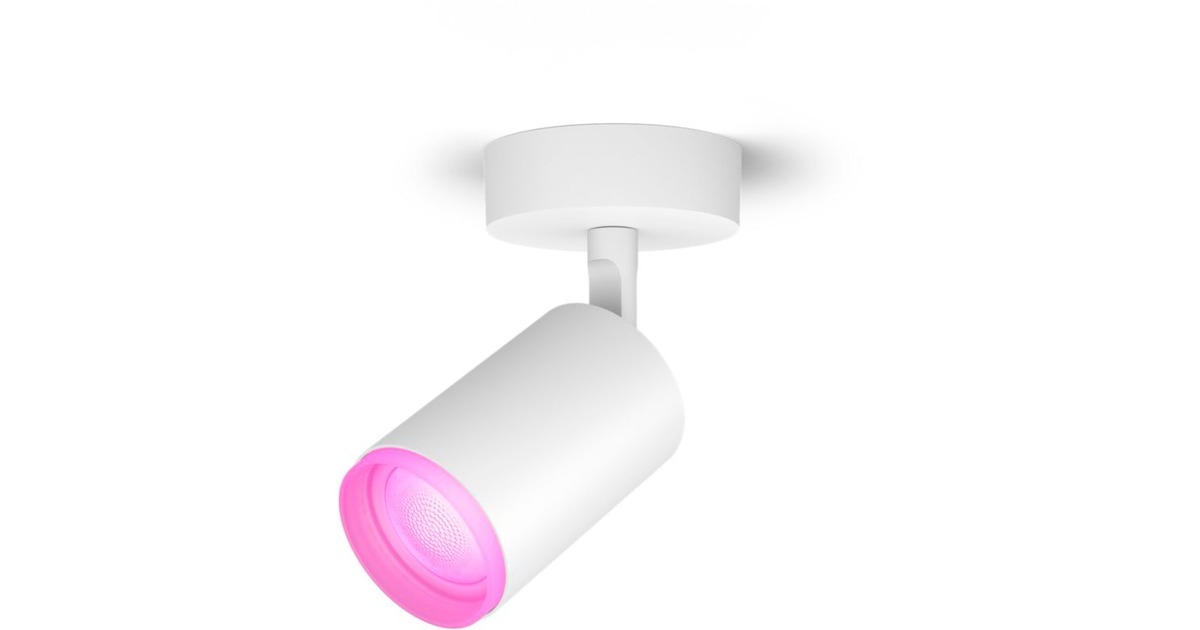 Philips Hue White & Color Ambiance Fugato 1er-Spot, LED-Leuchte(weiß)