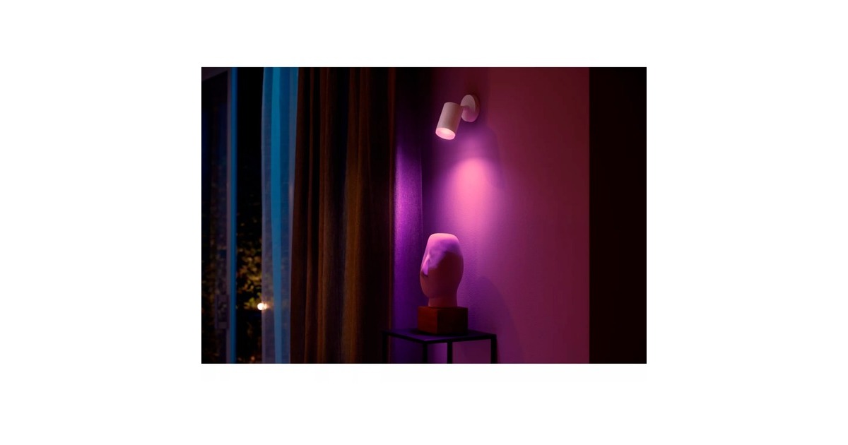 Philips Hue White & Color Ambiance Fugato 1er-Spot, LED-Leuchte(weiß)