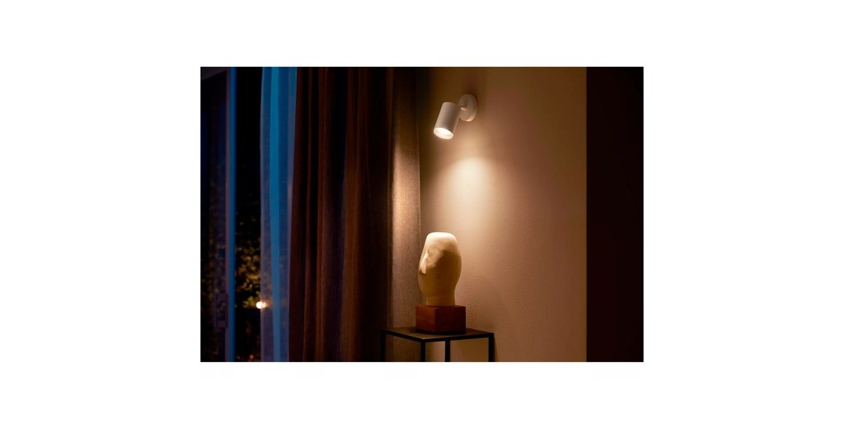 Philips Hue White & Color Ambiance Fugato 1er-Spot, LED-Leuchte(weiß)