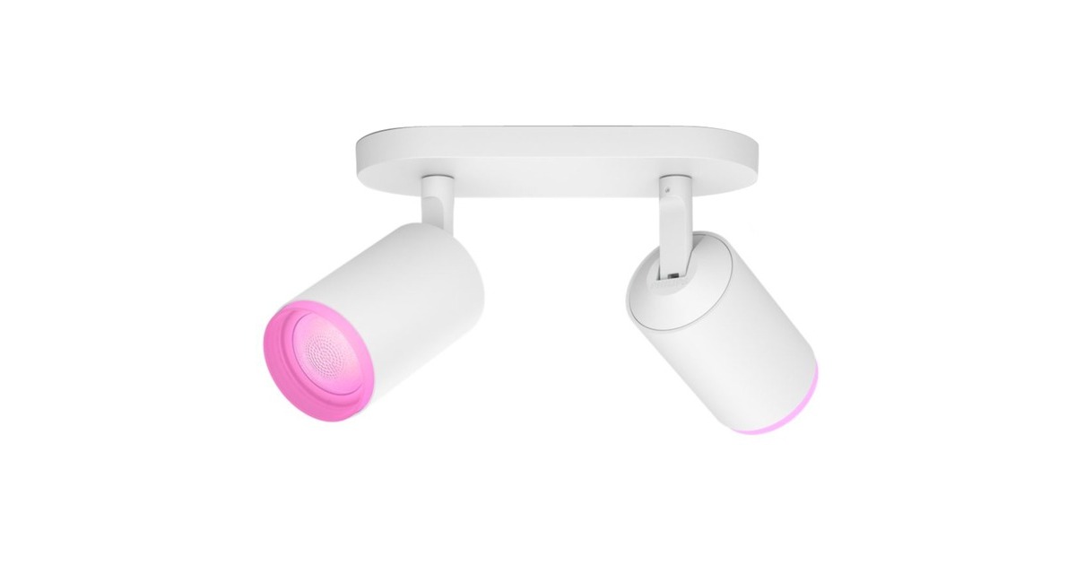 Philips Hue White & Color Ambiance Fugato 2er-Spot, LED-Leuchte(weiß)