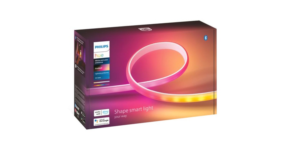 Philips Hue White & Color Ambiance Hue Gradient Lightstrip 2 Meter, LED-Streifen