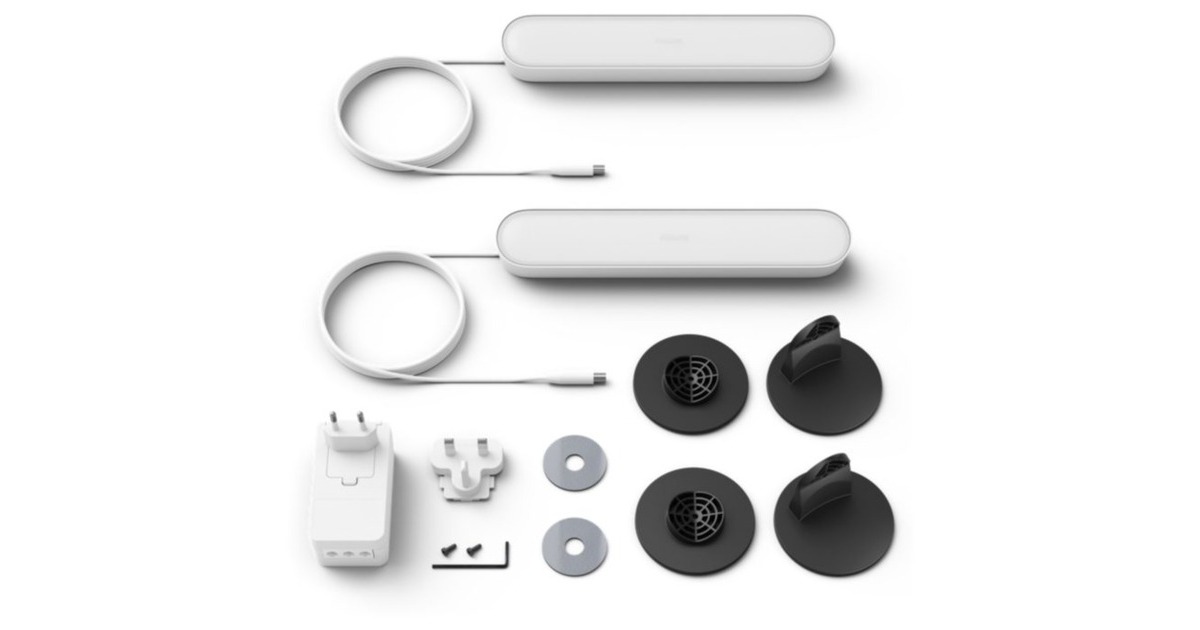Philips Hue White & Color Ambiance Play Lightbar, LED-Leuchte(weiß, Doppelpack)