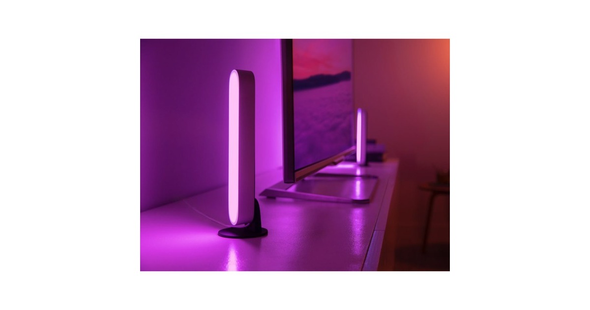 Philips Hue White & Color Ambiance Play Lightbar, LED-Leuchte(weiß, Doppelpack)