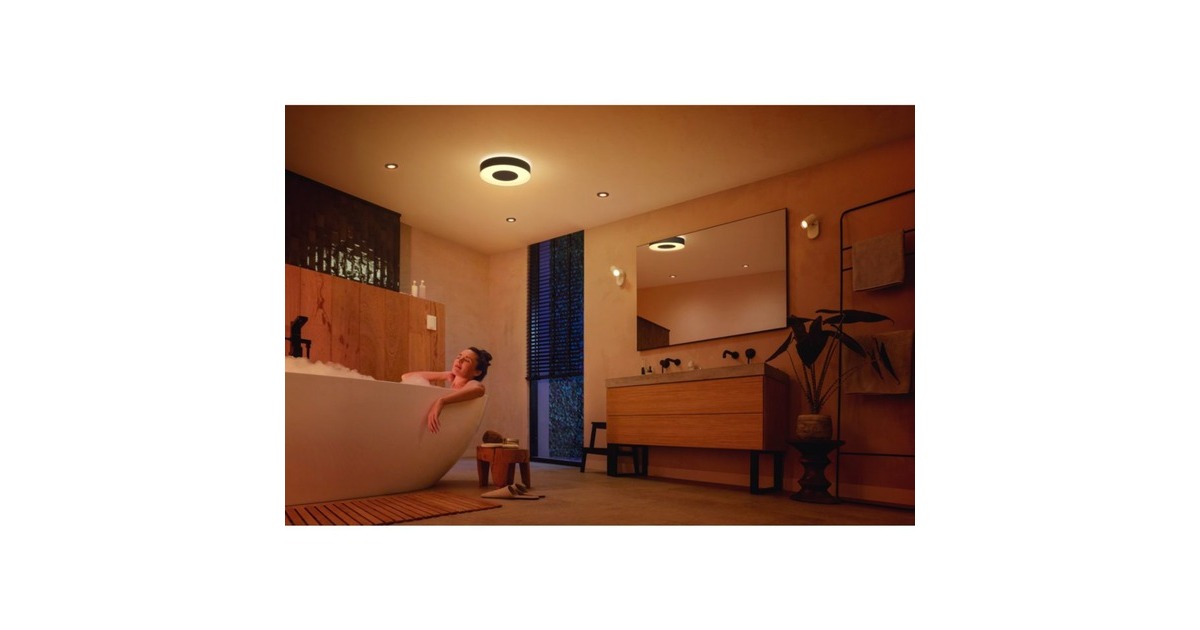 Philips Hue White & Color Ambiance Xamento Deckenleuchte, LED-Leuchte(schwarz)