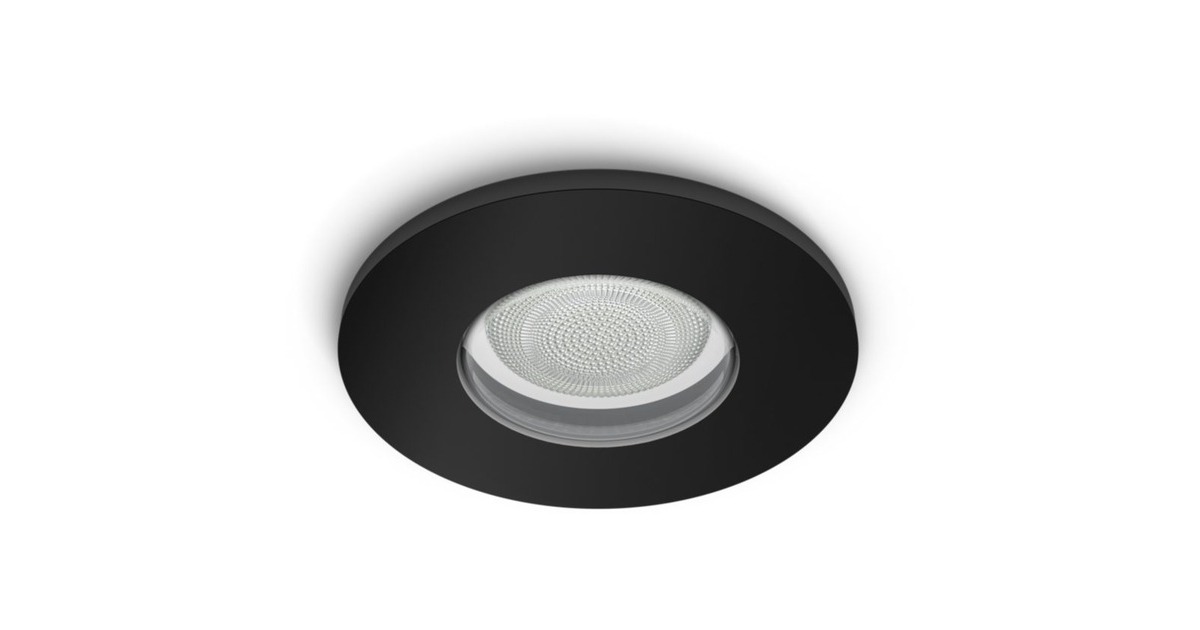 Philips Hue White & Color Ambiance Xamento Einbauspot, LED-Leuchte(schwarz, 1 Stück)
