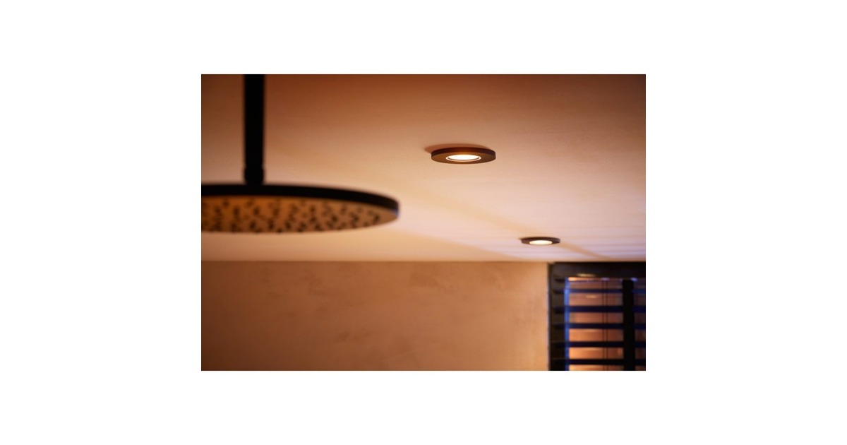 Philips Hue White & Color Ambiance Xamento Einbauspot, LED-Leuchte(schwarz, 1 Stück)