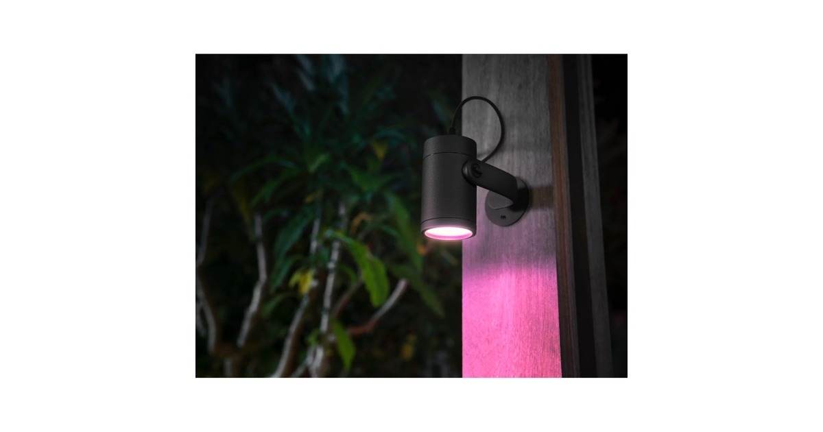 Philips Hue White and color ambiance Lily Gartenstrahler, LED-Leuchte(schwarz, Erweiterungs-Set)