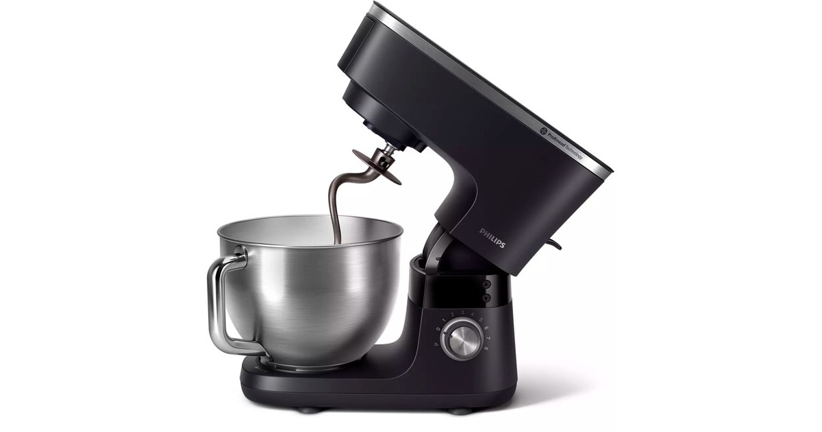 Philips Küchenmaschine HR7962/01 Series 7000(schwarz/silber, 1.000 Watt)