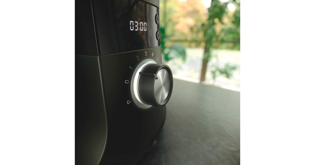 Philips Küchenmaschine HR7962/01 Series 7000(schwarz/silber, 1.000 Watt)