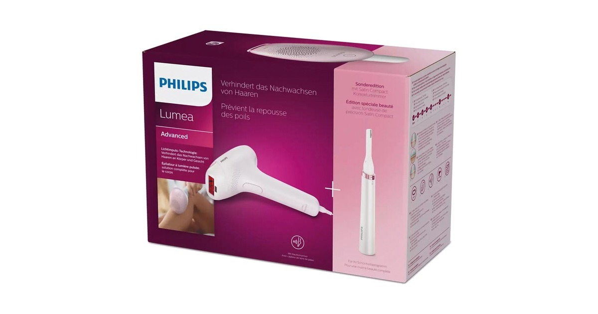 Philips Lumea Advanced IPL BRI920/00, Haarentferner(weiß/rosa)