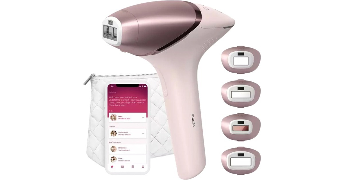 Philips Lumea IPL BRI958/00, Haarentferner(rosa/rosé, mit SenseIQ)